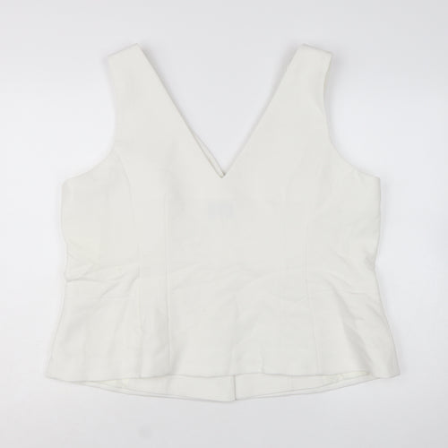 Marks and Spencer Women Ivory Size 22 Tailored Suit Waistcoat