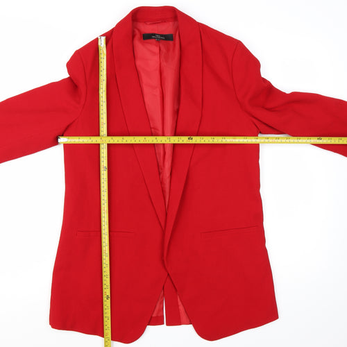 Next Tailoring Red Women's Size 12 Shawl Collar Blazer