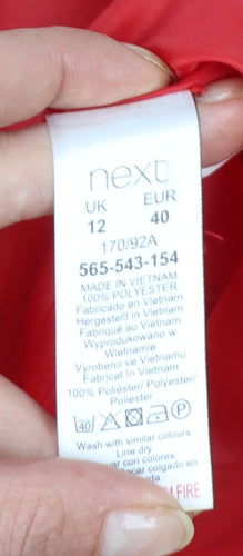 Next Tailoring Red Women's Size 12 Shawl Collar Blazer