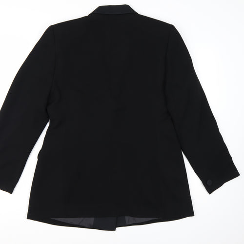 Marks and Spencer Women’s Black Size 16 Tuxedo Blazer Jacket