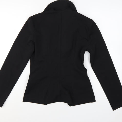 Breakin' Loose Black Fitted Blazer Women Size 4 Classic Single-Breasted Jacket