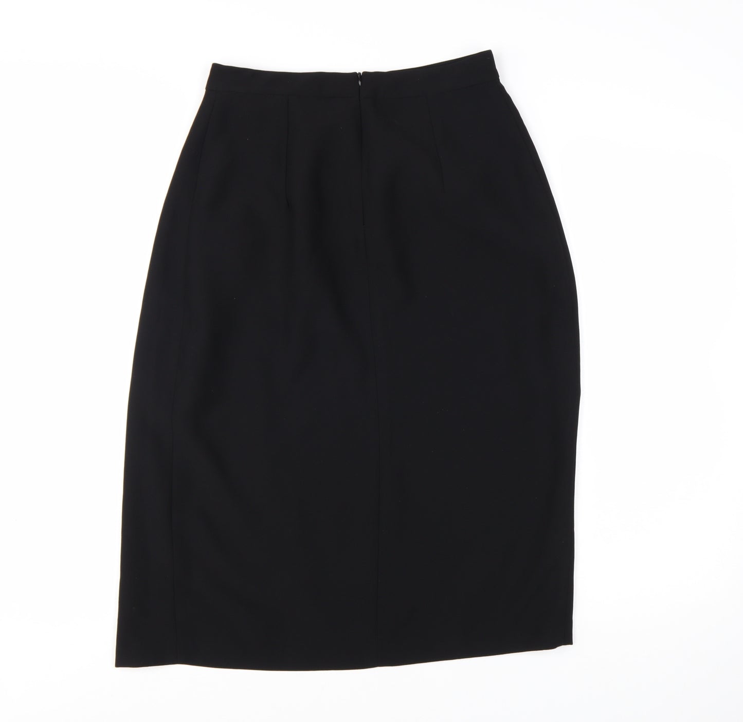 Zara Basic Women's Black Size 8 Pencil Skirt Knee Length Workwear