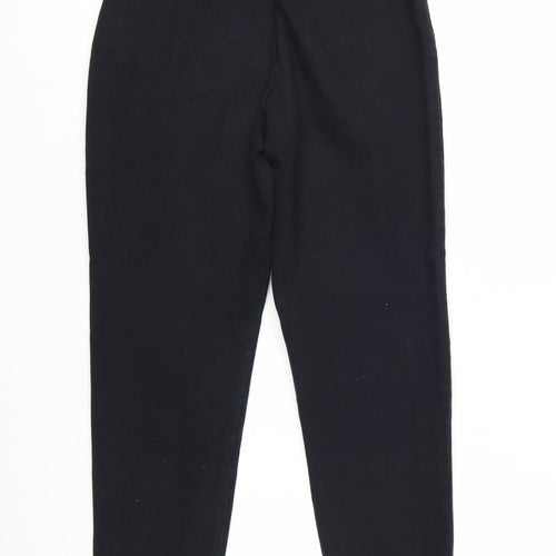 Next Petite Women's Black High Rise Tapered Jeans UK 6