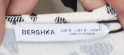 Bershka Women's Multicoloured Halter Camisole Tank Top S