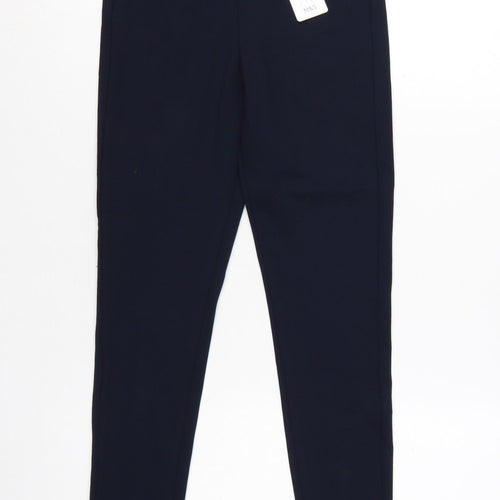 Marks and Spencer Women's Black Size 8 High Rise Magic Leggings