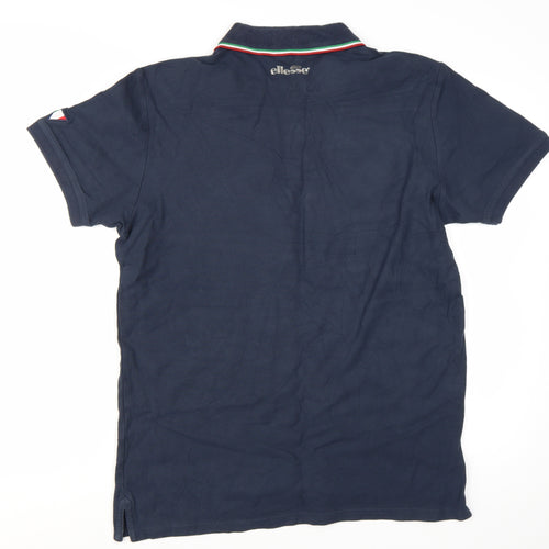 Ellesse Men's Navy Blue Cotton Polo Shirt XXL Classic Fit