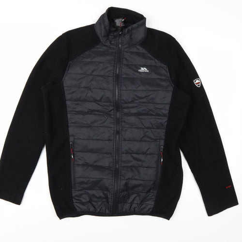 Trespass Men's Black M Insulated Puffer Jacket Full Zip Outdoor