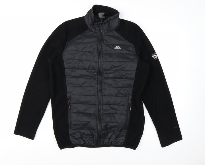 Trespass Men's Black M Insulated Puffer Jacket Full Zip Outdoor