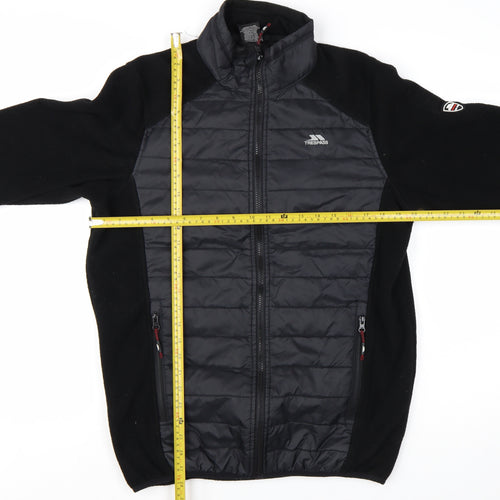 Trespass Men's Black M Insulated Puffer Jacket Full Zip Outdoor