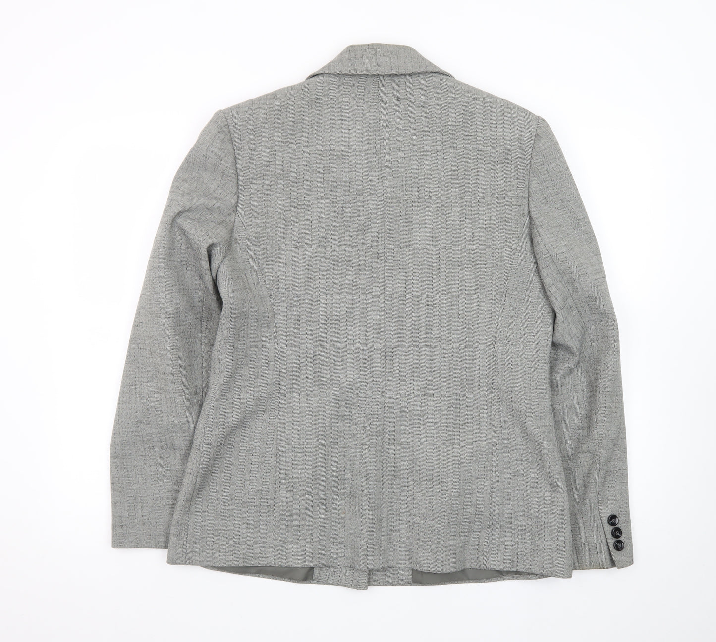 Autonomy Classic Women's Grey Size 14 Single-Breasted Suit Jacket
