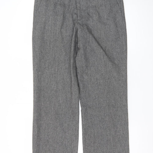 Evan-Picone Men's Grey Wool Blend Dress Trousers W31 L38