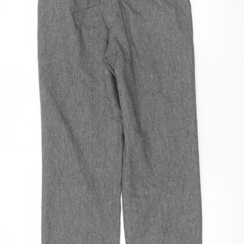 Evan-Picone Men's Grey Wool Blend Dress Trousers W31 L38
