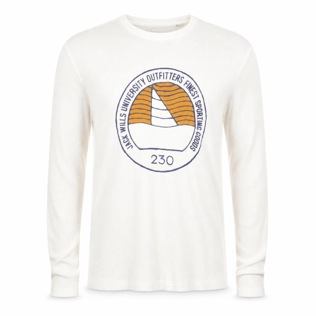 Jack Wills Men’s White Long Sleeve Crew Neck T-Shirt Size S