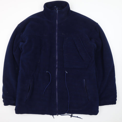 Climate 380 Men's Blue Fleece Zip Up Jacket 2XL Winter Outdoor