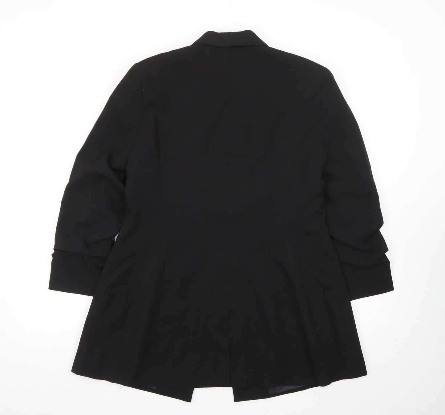 ASOS Design Women's Black Longline Shawl Collar Blazer UK 14