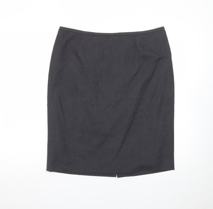Calvin Klein Women's Black Size 14 Pencil Skirt Workwear