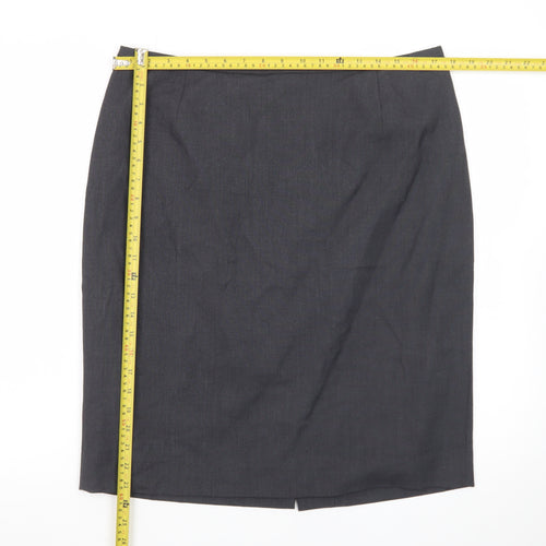 Calvin Klein Women's Black Size 14 Pencil Skirt Workwear
