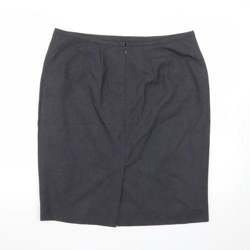 Calvin Klein Women's Black Size 14 Pencil Skirt Workwear