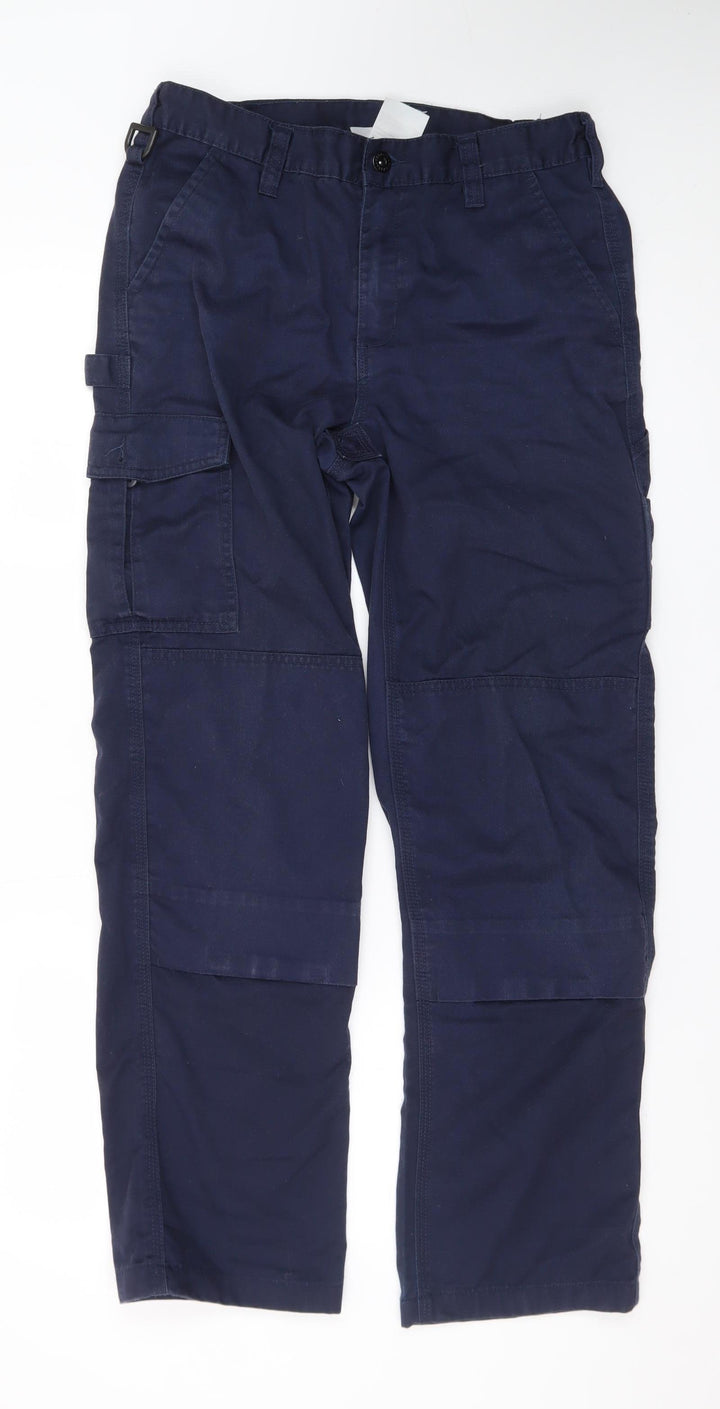 Regatta Professional Men's Blue Cargo Workwear Trousers 30W 31L