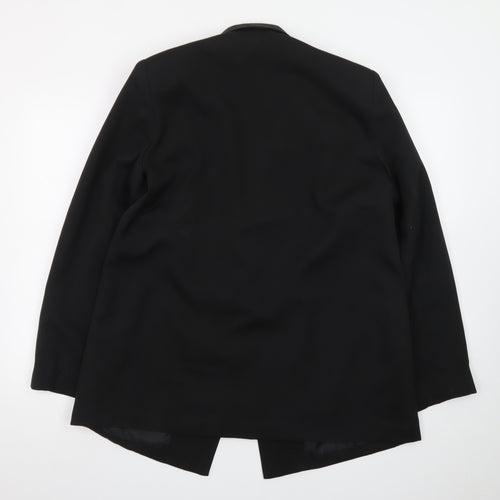 PrettyLittleThing Women’s Black Size 12 Single-Breasted Blazer