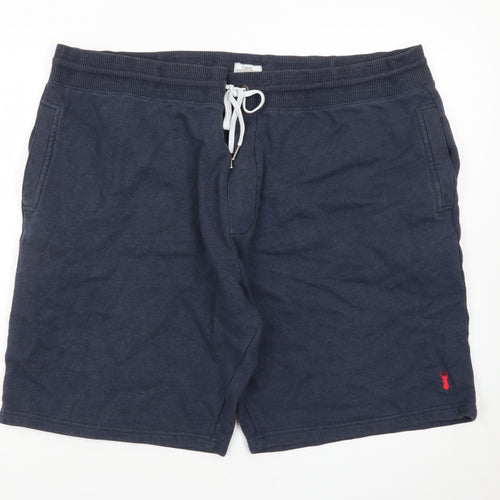 Next Men's Blue 2XL Sweat Shorts with Drawstring Waist