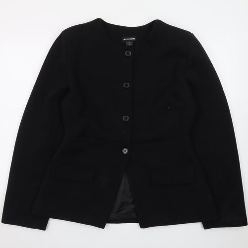 PrettyLittleThing Women’s Black Size 14 Single-Breasted Blazer