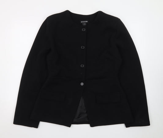 PrettyLittleThing Women’s Black Size 14 Single-Breasted Blazer