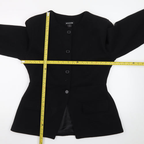 PrettyLittleThing Women’s Black Size 14 Single-Breasted Blazer