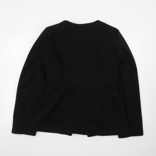 PrettyLittleThing Women’s Black Size 14 Single-Breasted Blazer