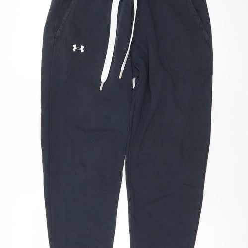 Under Armour Men's Black Small Jogger Sweatpants Tapered Fit