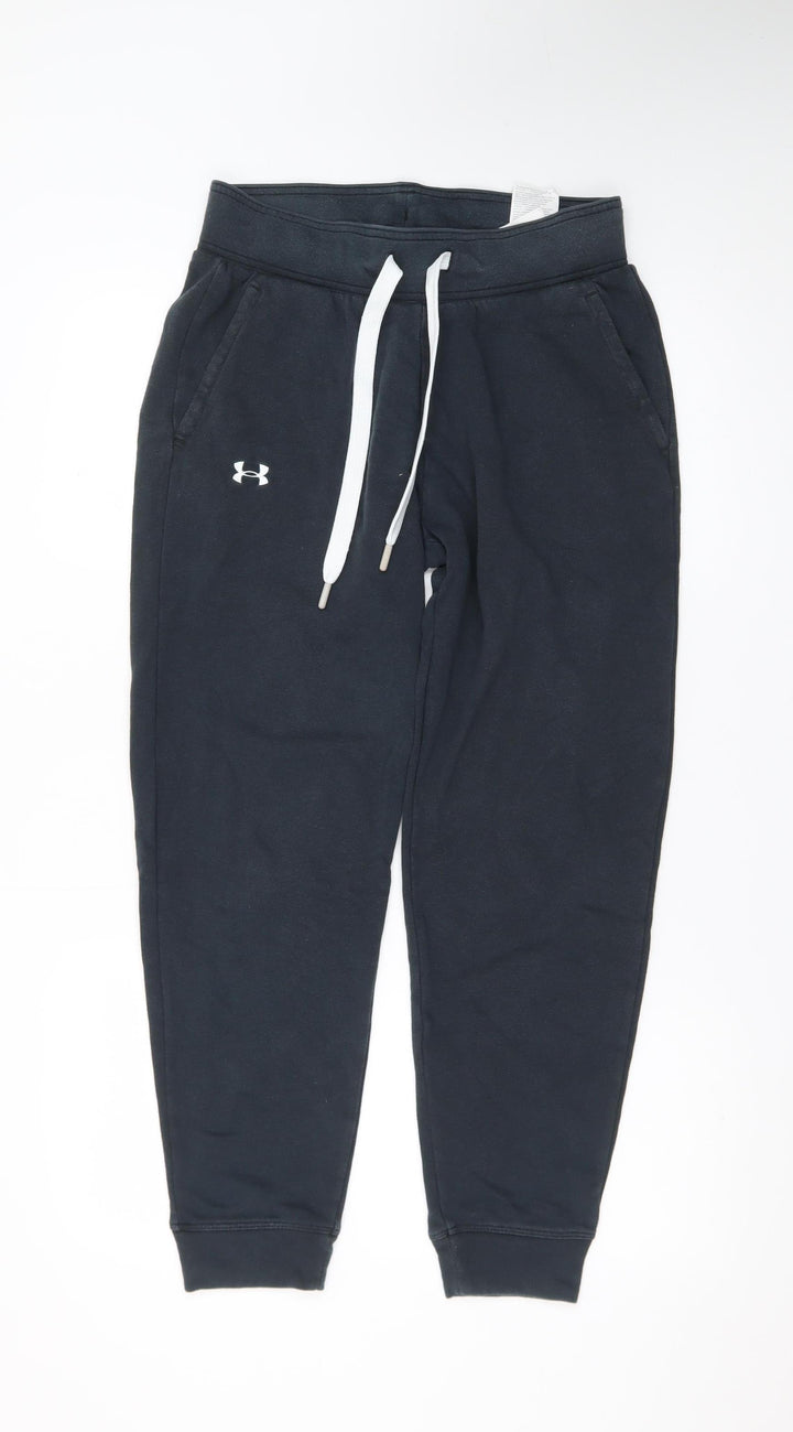Under Armour Men's Black Small Jogger Sweatpants Tapered Fit