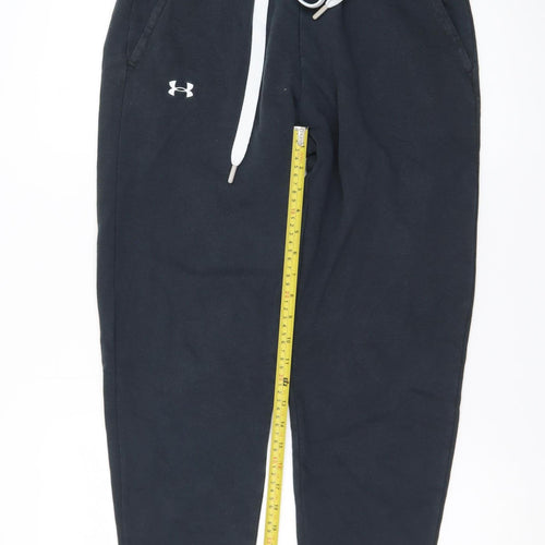 Under Armour Men's Black Small Jogger Sweatpants Tapered Fit