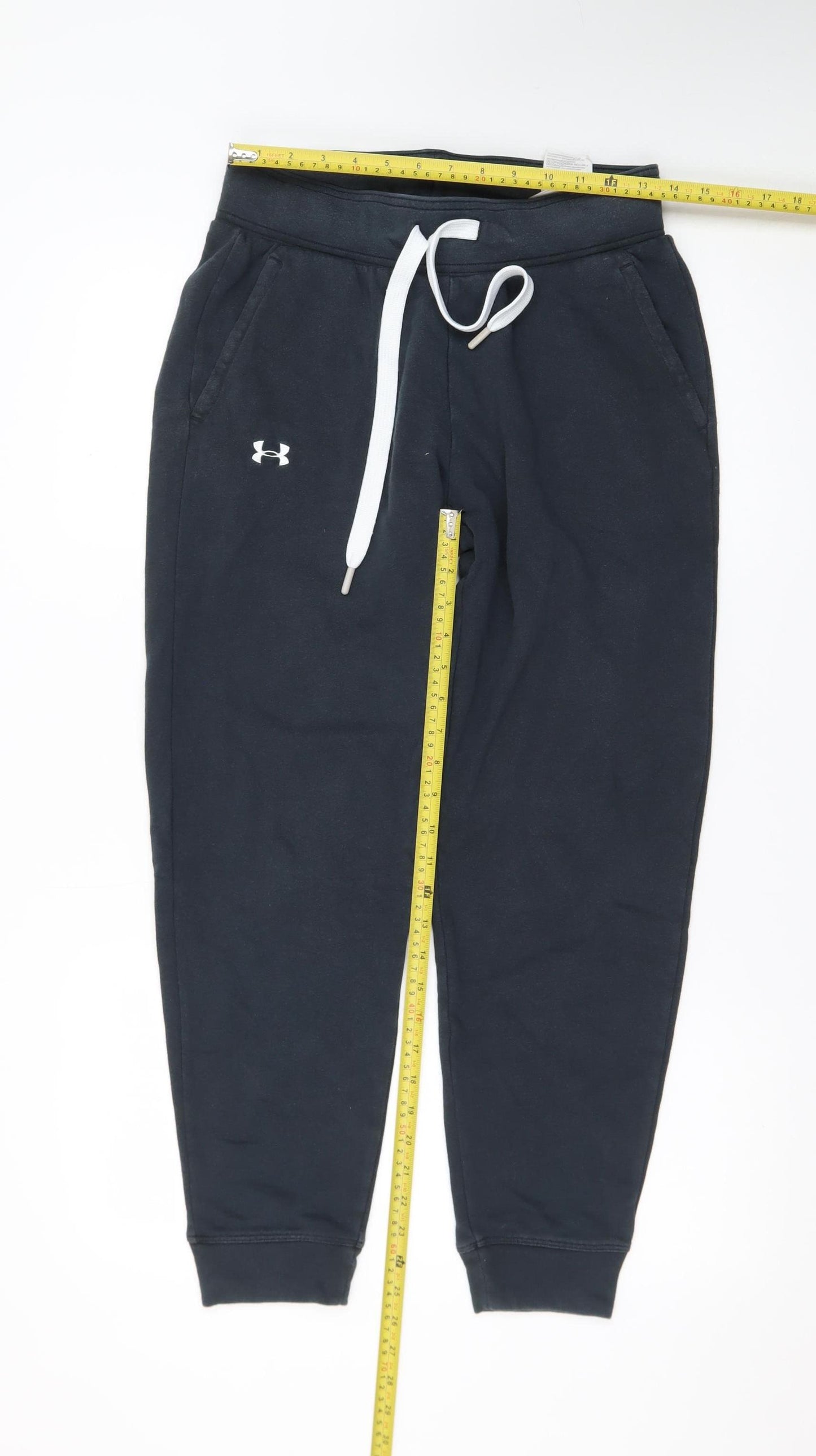 Under Armour Men's Black Small Jogger Sweatpants Tapered Fit
