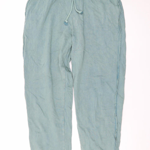 ASOS DESIGN Men's Green Jogger Trousers Size S Casual Cotton