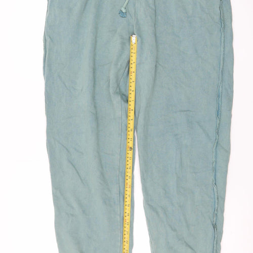 ASOS DESIGN Men's Green Jogger Trousers Size S Casual Cotton