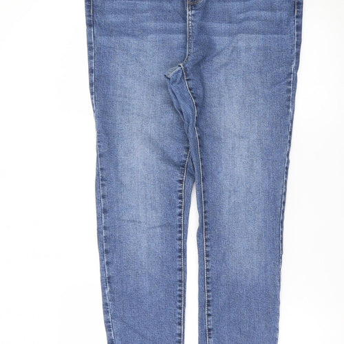 George Women’s Blue Skinny Jeans Size 16 Stretch Denim Mid Rise