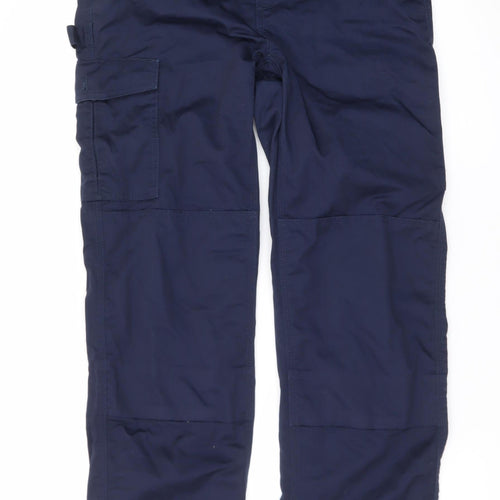 Regatta Professional Men's Navy Cargo Trousers 30W 31L Polyester Cotton Blend