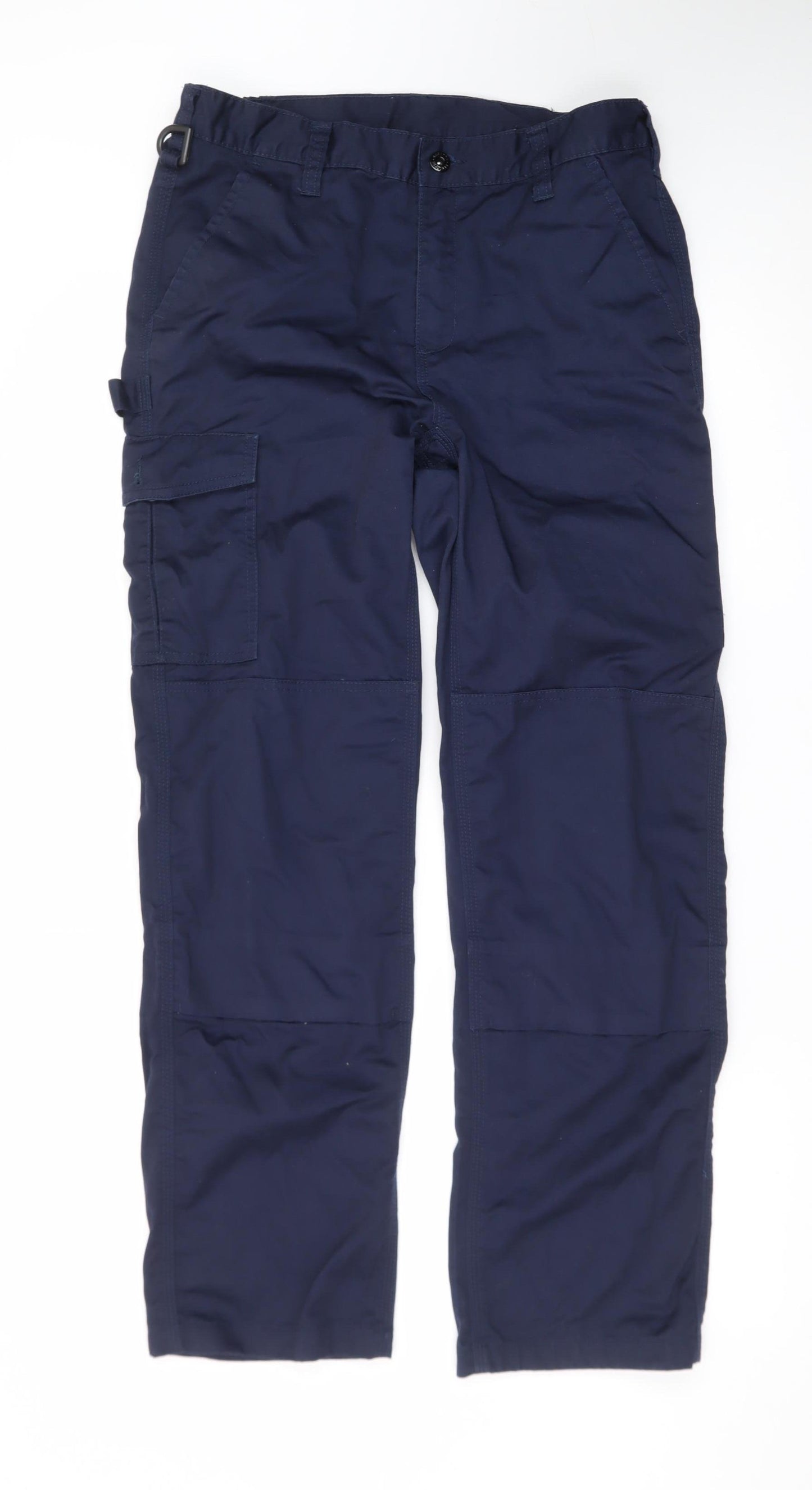 Regatta Professional Men's Navy Cargo Trousers 30W 31L Polyester Cotton Blend
