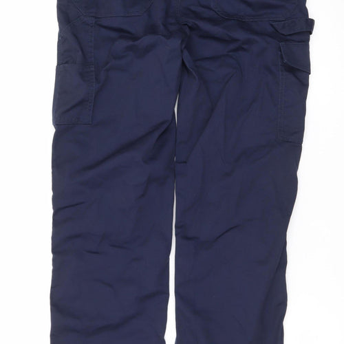Regatta Professional Men's Navy Cargo Trousers 30W 31L Polyester Cotton Blend
