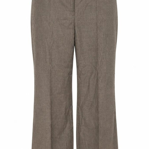 Laura Ashley Women’s Brown Linen Blend Wide-Leg Dress Pants Size 18