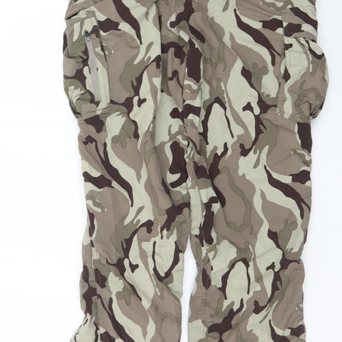 Craghoppers Bear Grylls Men's Green Camouflage Cargo Trousers 34in
