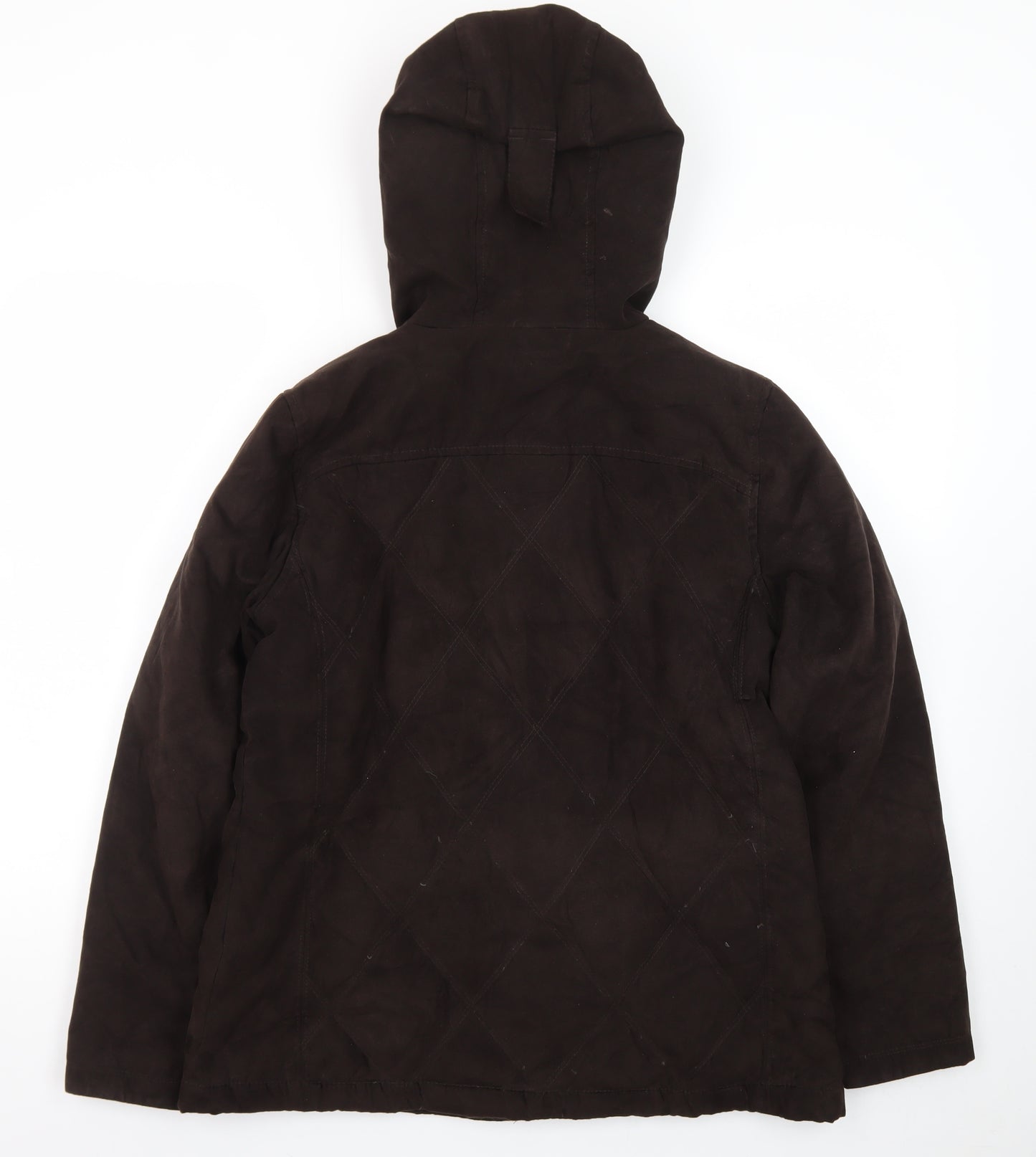 L.L.Bean Women's Brown Hooded Down Puffer Coat Size S Regular