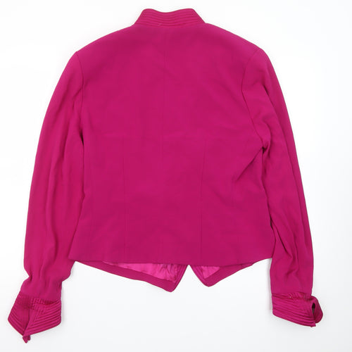 Daymor Couture Women's Pink Wrap Blouse Size 12 Formal Wear