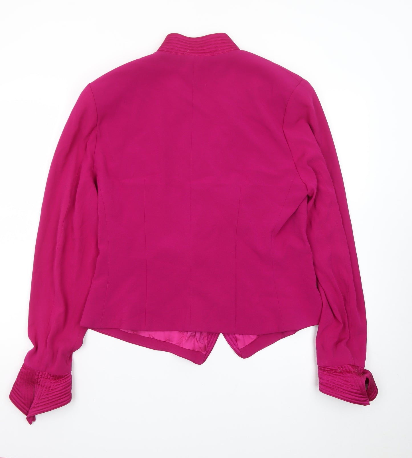 Daymor Couture Women's Pink Wrap Blouse Size 12 Formal Wear
