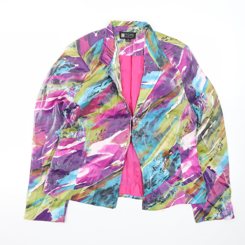 Toni Morgan Women’s Multicoloured Abstract Blazer Jacket M