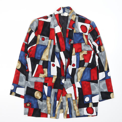 Kensington Square Women’s Multicoloured Geometric Petite Blazer S