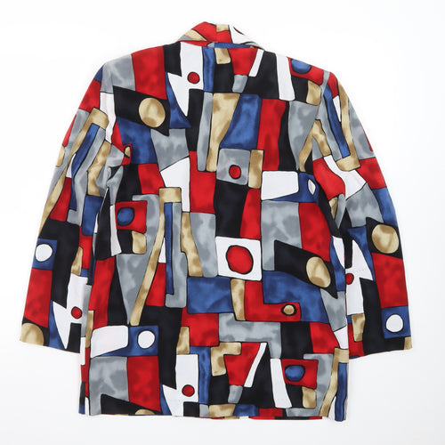 Kensington Square Women’s Multicoloured Geometric Petite Blazer S