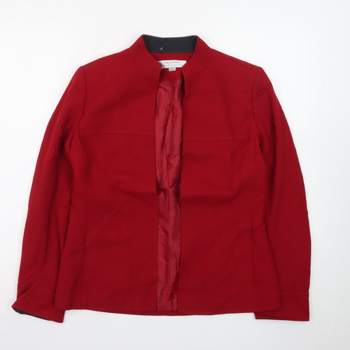 Tahari Arthur S. Levine Women's Red Size 10 Tailored Blazer Jacket