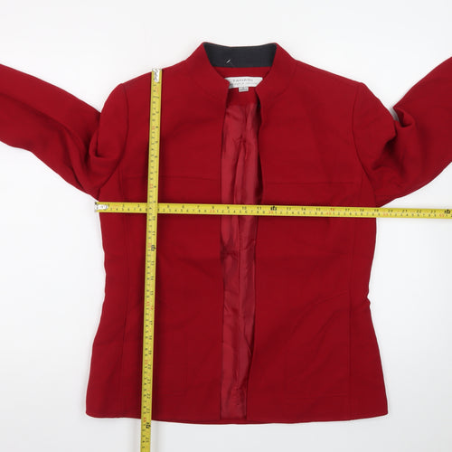 Tahari Arthur S. Levine Women's Red Size 10 Tailored Blazer Jacket
