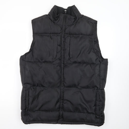 Fahrenheit Active Men's Black Puffer Waistcoat L Regular Outdoor
